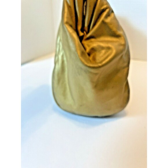 SAMIR VTG Leather Gold Western Boho Patchwork Metallic Cottagecore Handbag Rare - Picture 9 of 15